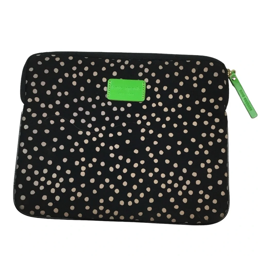 Kate Spade Black White Polka Dot Tablet IPad Case